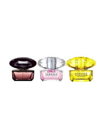 Miniature Collection for Women, set of 3pcs, 5ml each (Yellow Diamond + Crystal Noir + Bright Crystal) by Versace