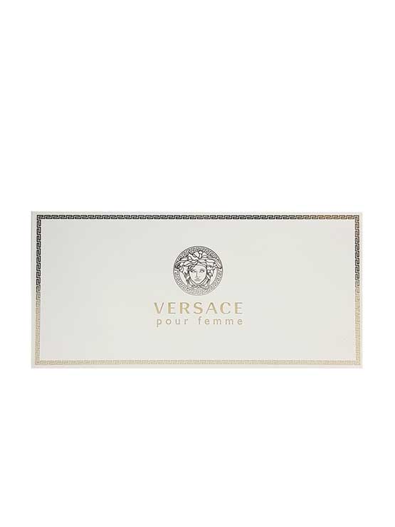 Versace pour Femme Miniature Gift Set for Women (edP 5ml + Luxury Bath and Shower Gel + Luxury Body Lotion) by Versace
