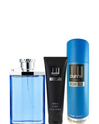 Desire Blue Gift Set for Men (edT 100ml + Shower Gel + Body Spray) by Dunhill