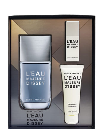 L'Eau Majeure D'Issey Gift Set for Men (edT 100ml + edT 20ml + Shower Gel 75ml) by Issey Miyake
