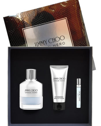 Urban Hero Gift Set for Men (edP 100ml + After-Shave Balm 100ml + edP 7.5ml) by Jimmy Choo