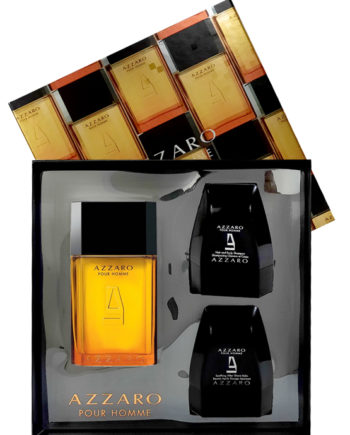 Azzaro pour Homme Gift Set for Men (edT 100ml + Soothing After Shave Balm 75ml + Hair and Body Shampoo 75ml) by Azzaro