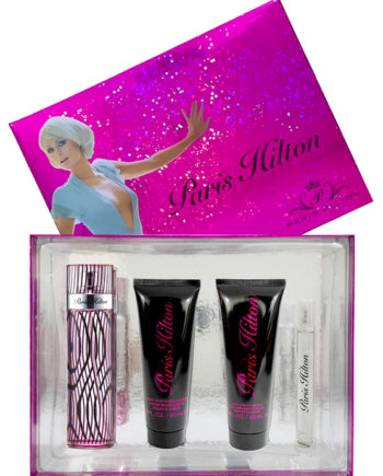 Paris Hilton Gift Set for Women (edP 100ml + edP 10ml + Body Glistening Lotion 90ml + Shower Gel 90ml) by Paris Hilton