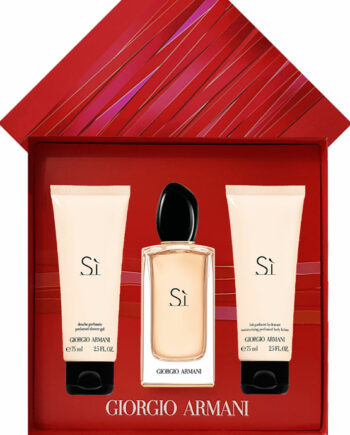 Si Gift Set for Women (edP 100ml + Moisturizing Perfumed Body Lotion 75ml + Perfumed Shower Gel 75ml) by Giorgio Armani